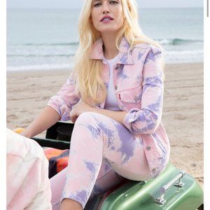 Levis 721 High Rise Skinny Ankle Tie Dye Jeans - New